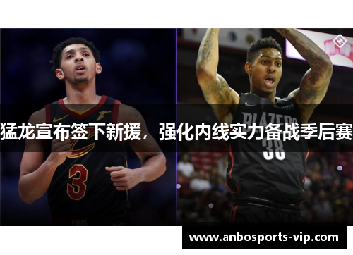 猛龙宣布签下新援，强化内线实力备战季后赛